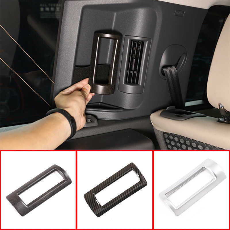 

1pcs For Land Rover Defender 110 2020 ABS Chrome Car C pillar Air Conditioning Air Outlet Frame Trim Cover Stickers Accessories