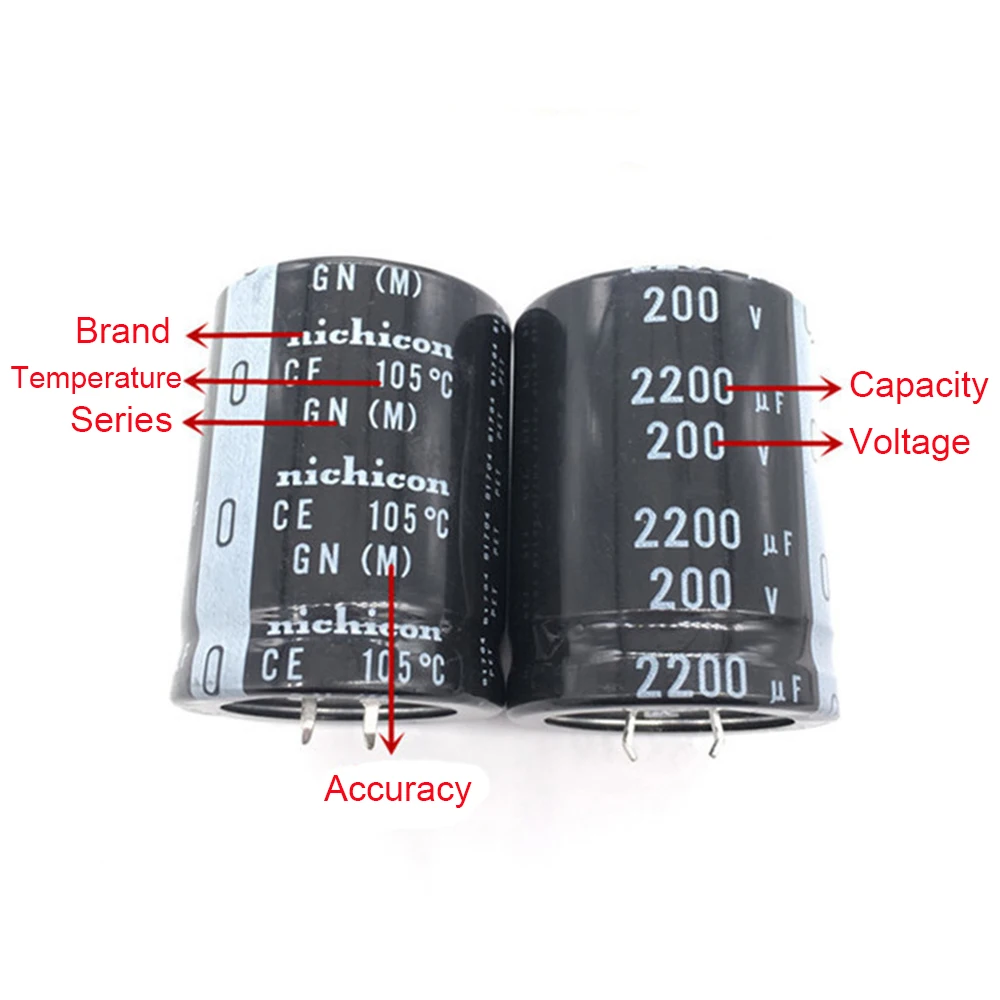 2 قطعة-14 قطعة 200V/2200 فائق التوهج 35X45mm 105 ° GN القرن Nichicon المكثفات الملعب 10 مللي متر 2200 فائق التوهج 200V ل مكبر للصوت مجلس