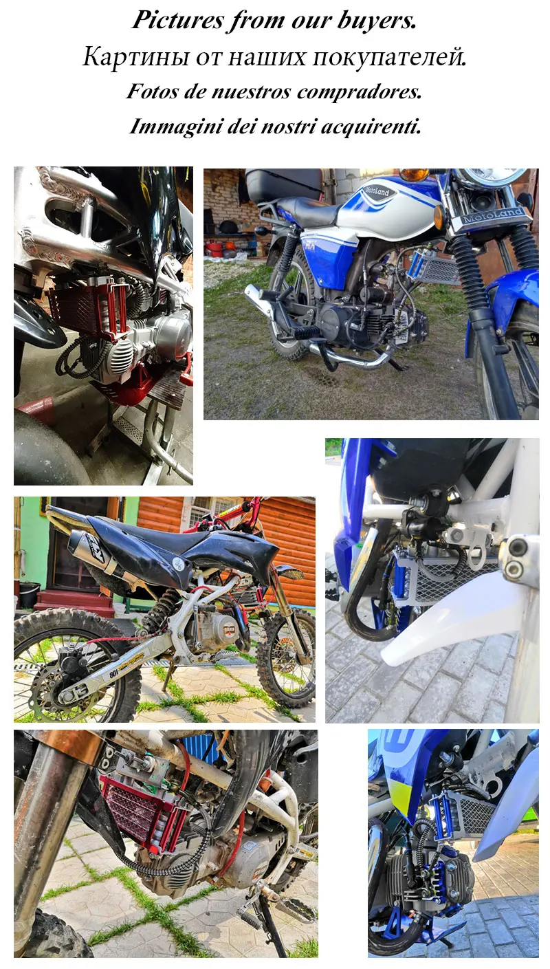 Ölkühler Motorrad-Ölkühler Gy6 Monkey Universal 50cc 80cc 100cc 110cc 125cc Moto Moped Dirt Pit Bike Motocross Kühlung – Detail 1