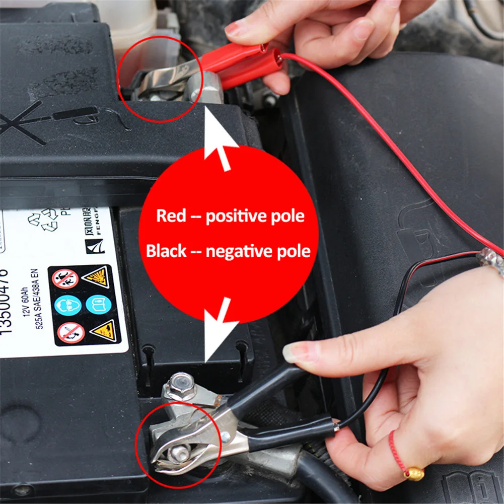 12V Car Battery Terminal Clip-On Cigarette Lighter Clamp Power Socket Adapter Plug Boat Auto USB Charger Car Accessories