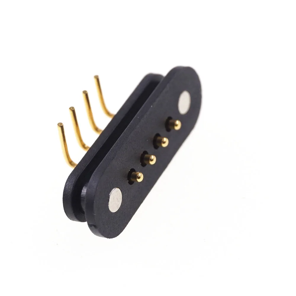 Ditale a molla magnetica a 4 Pin ago piegato a 90 gradi 2.5mm passo corrente 2.0A 36V