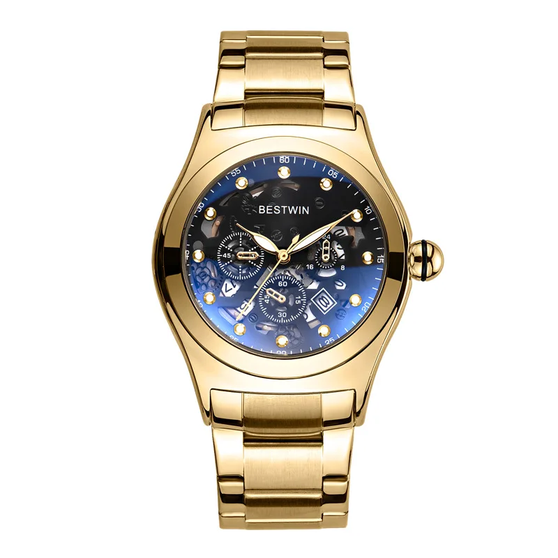 

2022 Brand Men Luxury Watches Fashion Stainless Steel Belt Quartz Wrist Watch Men Wristband Luminous Clock relogio masculino