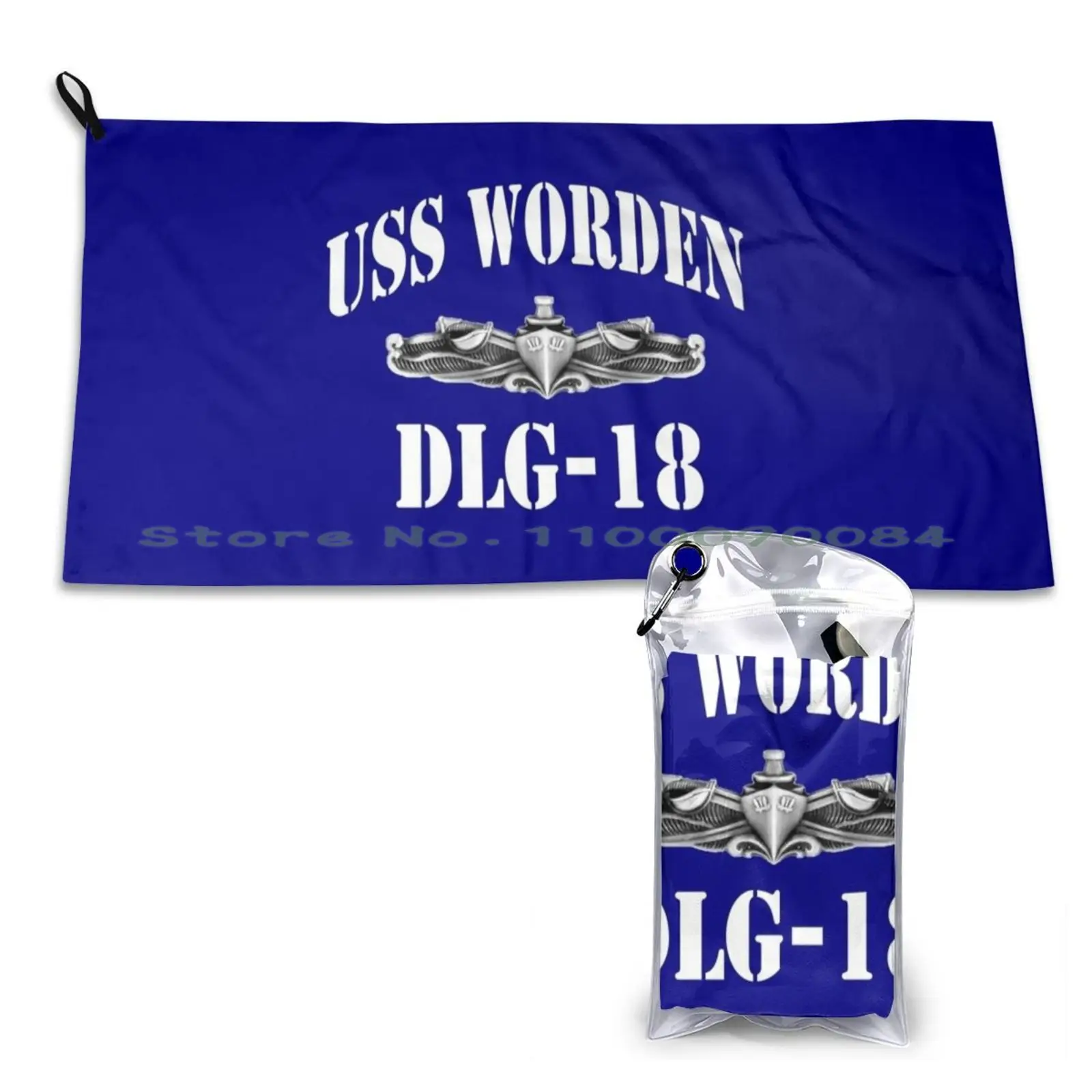 Uss Worden (Dlg-18)-Toalla de secado rápido, baño deportivo portátil para gimnasio, Dlg 18 Cg Destroyer Leader Guided