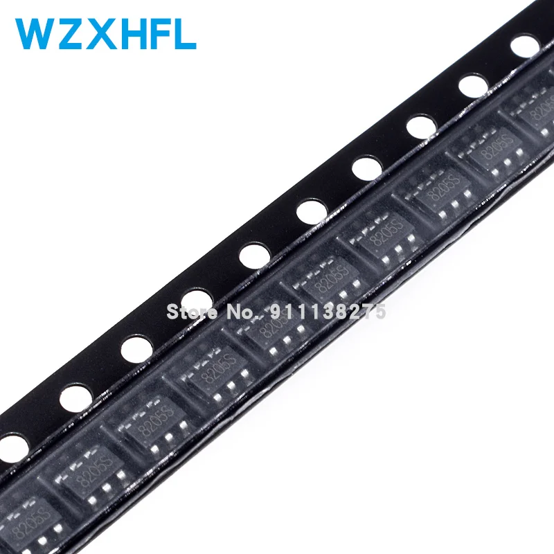 10PCS 8205S SOT23 8205  CEG8205A FS8205S SOT23-6 SMD new and original IC Chipset