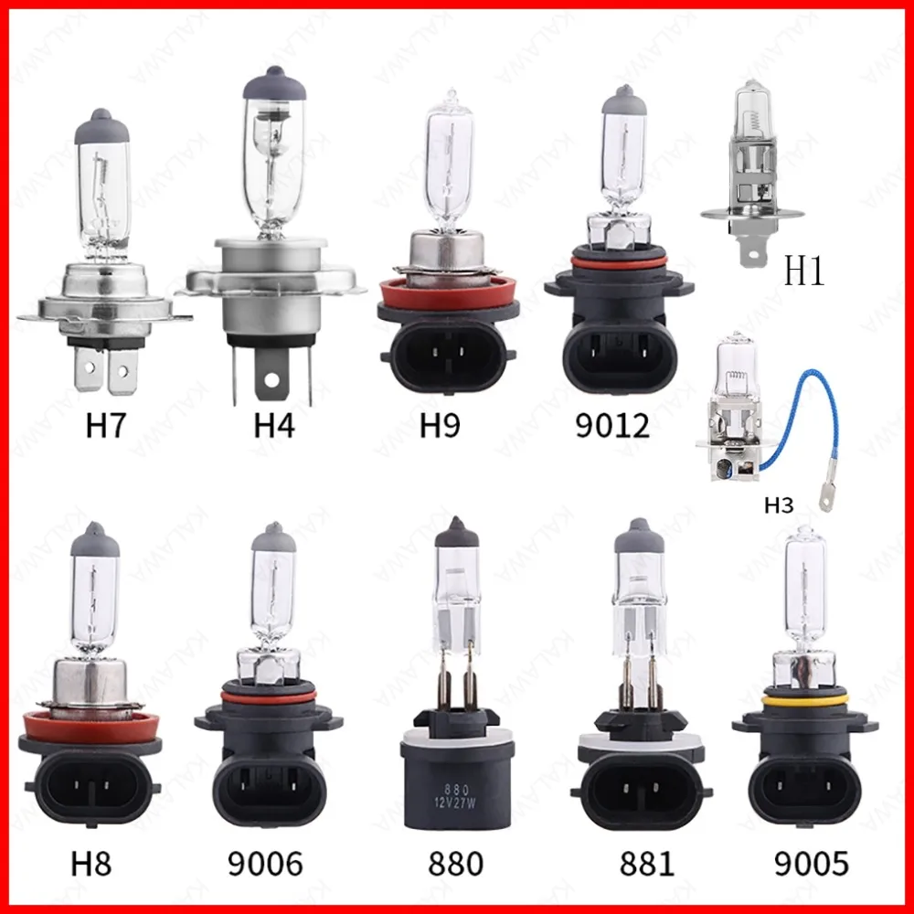 HID H4/H7/H10/H11/H16/H3/H2/H1 バルブセット 2PC H1 H3 H4 H7 H8 H9 H11 9005 9006 9012 880 881 H15 Automobile