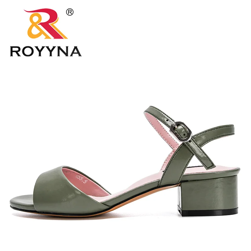 ROYYNA New Designers Popular Sandals Women Flip Flops Rome Slip-On Non-Slip Shoes Woman Slides Solid Casual Sandals Female