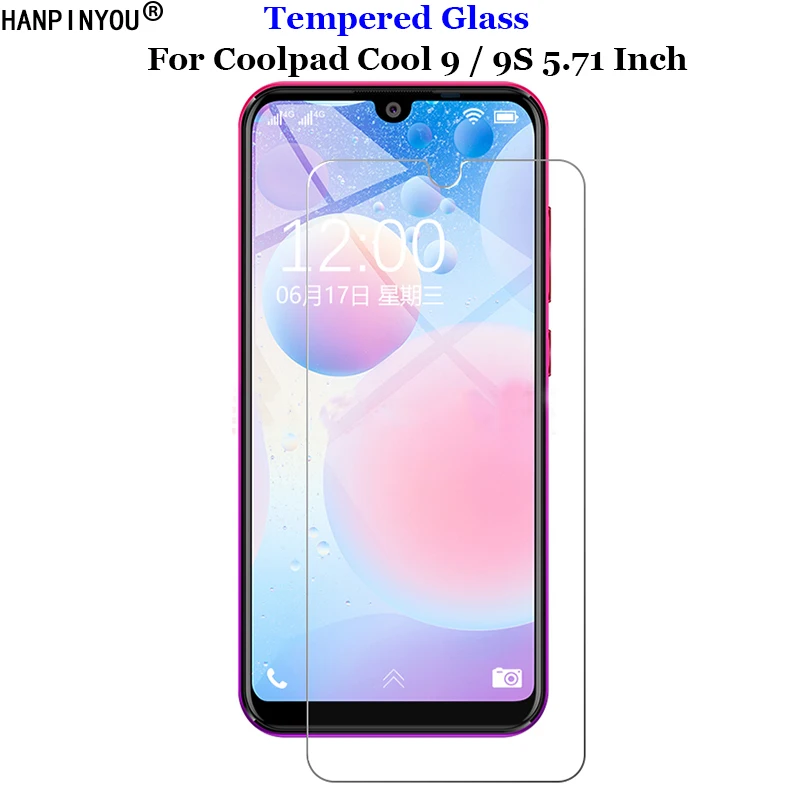 For Coolpad Cool9 Cool 9 Tempered Glass 9H 2.5D Premium Screen Protector Film For Coolpad Cool 9S 5.71