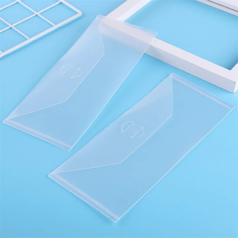 

10 Pcs / Set Plastic Pockets For Stamp and Slimeline Dies Storage Pockets for Crafters Collect Stamps Cutting Die Storage Sheet