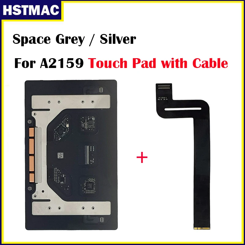 Space Grey Silver A2159 Touchpad with Touch Pad Cable Mid 2019 For Macbook Pro 13.3 inch A2159 Track Pad Trackpad Flex Cable