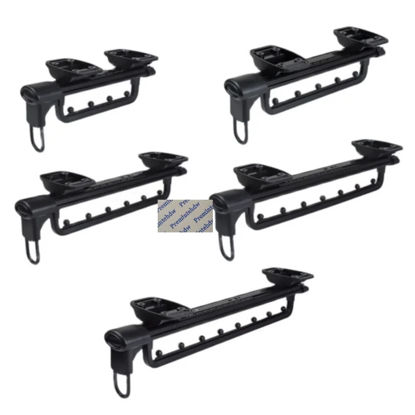 

Matte Black Top Mounted Aluminum Ball Bearing Pull Out Closet Hanger Rack