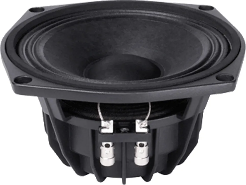 THE W6N8-120 HAS A WIDE FREQUENCY RANGE FROM 100HZ TO 10KHZ W/ 5MM XMAX!