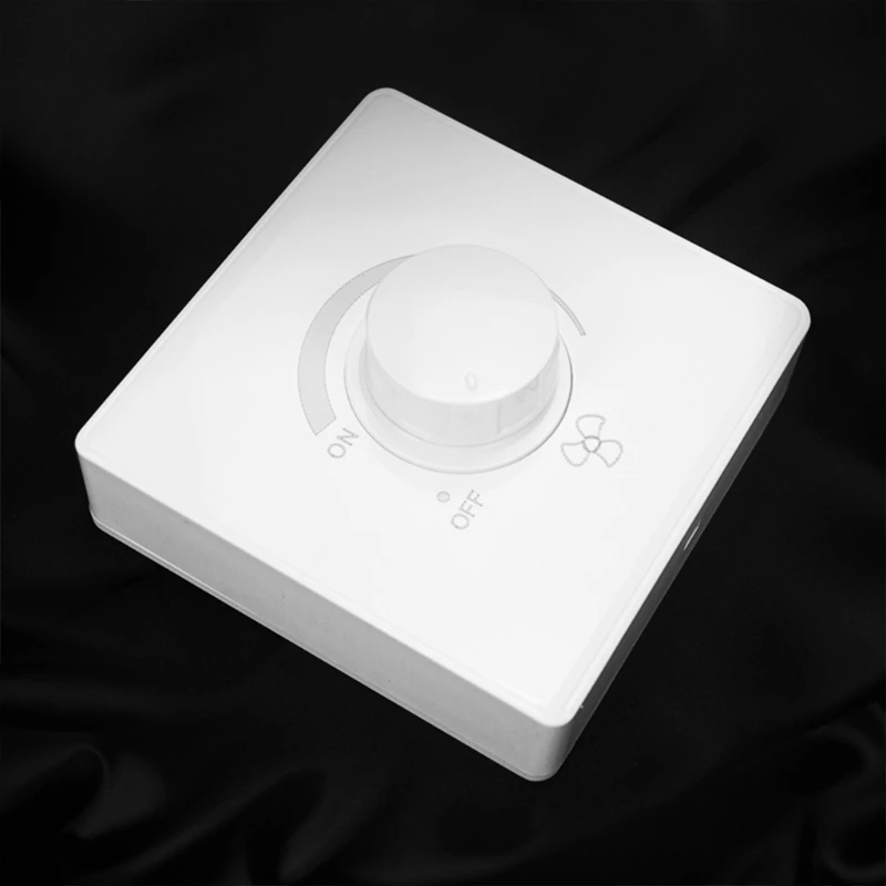 Controlador de velocidad continuo para ventilador de techo, interruptor de pared para atenuador de 15-220 W, 300 V, 10A, 86 tipos