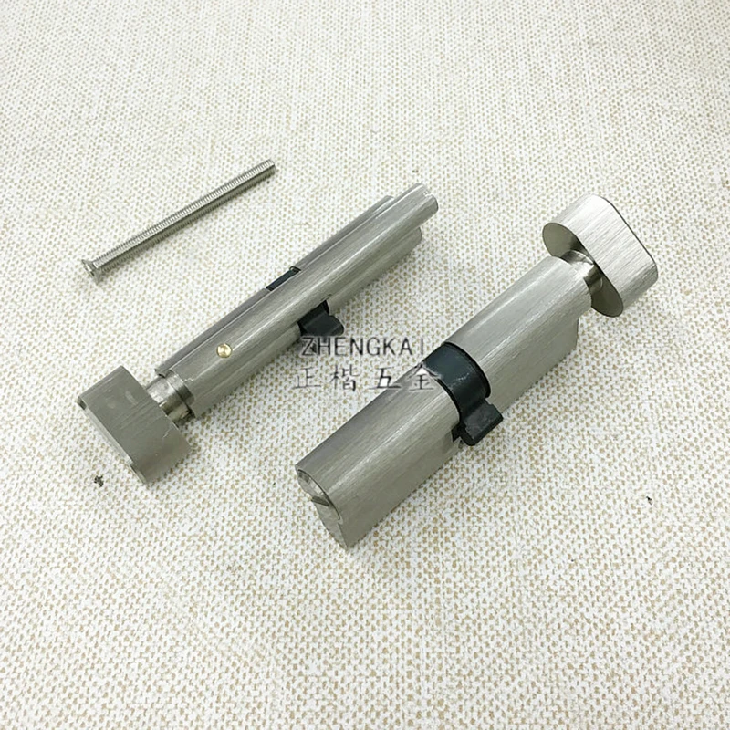 Deur Hardware Lock Core 70 80mm Geen Toetsen Window Security Badkamer Keyless Lock Core BK Lock Hoofd