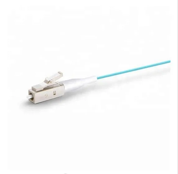 OM3 LC-UPC 0.9mm Simplex PVC 10 Gigabit Multimode OM3 50/125 LC UPC Fiber Optic Pigtail 50pcs 100pcs Lot