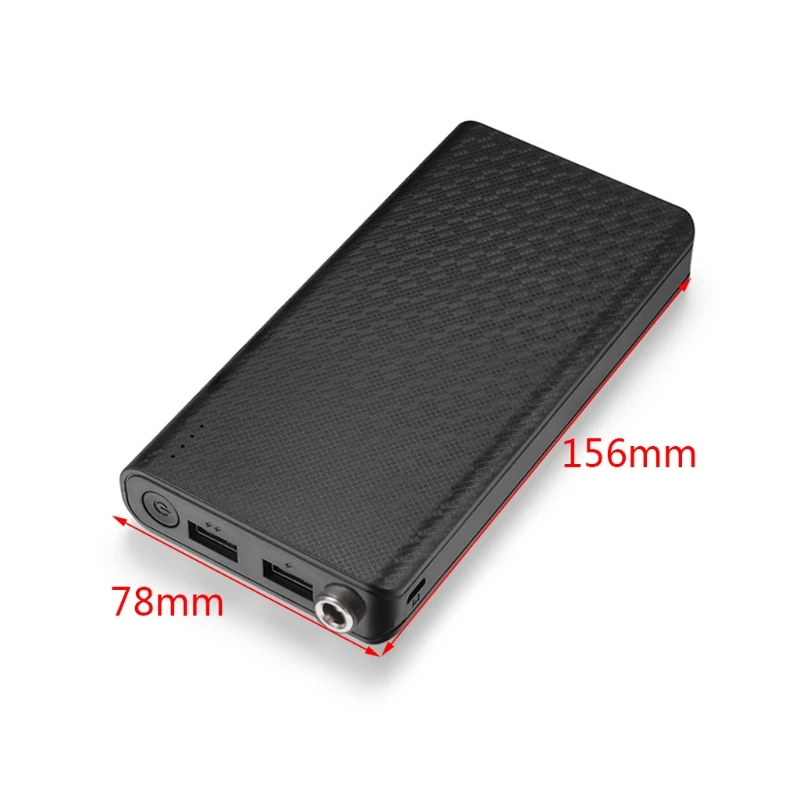 2023 New Non-removable Charging Box Power Bank Shell DC Output 9V/12V Dual USB Output DIY 7x18650 Battery Case