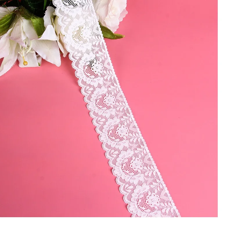 3 Yards Elastic lace DIY elastic lace fabric underwear lace accessories decoration