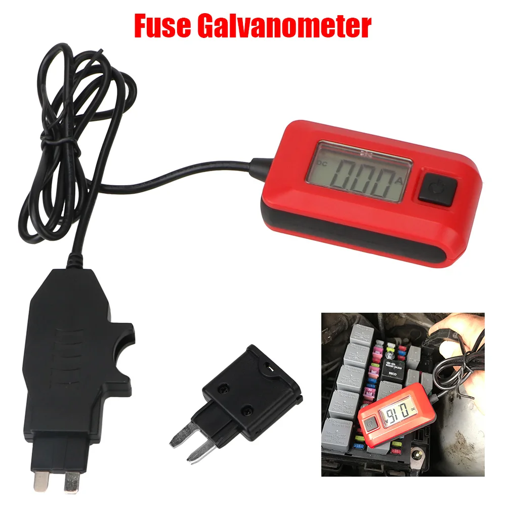 

Vehicle Fault Detection AE150 12V 20A 0.01A~19.99A By Fuse Diagnostic Tool Fuse Galvanometer Car Circuit Fault Finding