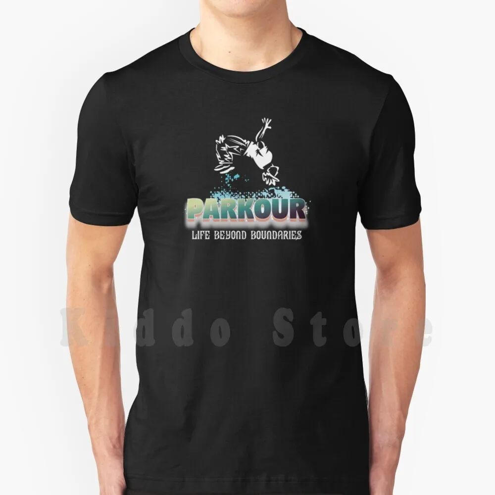 Parkour-Parkour Life Beyond Boundaries T Shirt DIY Big Size 100% Cotton Parkour Parcour Kids Parkour Childrens Parkour