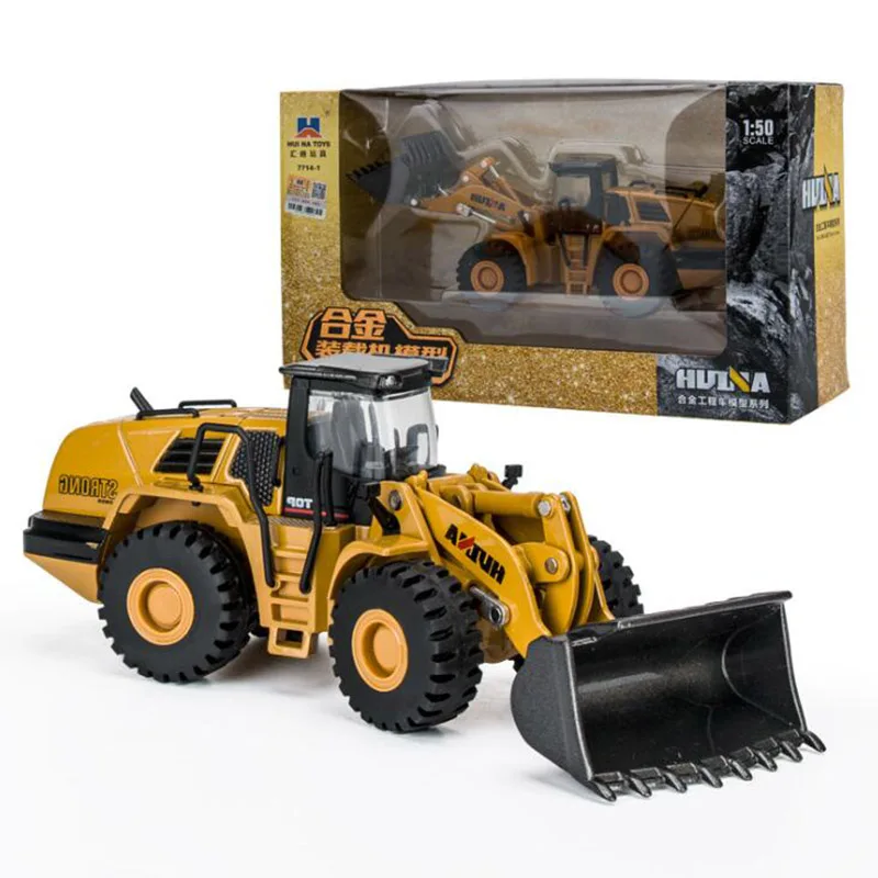 1/50 Diecast Alloy Metal Engineering Excavator Loader Wood Catcher Roller Dump Crusher Forklift Truck Vehicle Model Boy Cars Toy