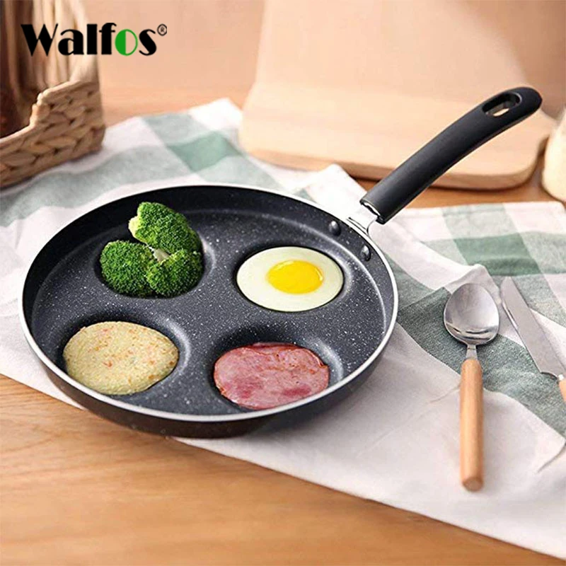 

WALFOS Non-Stick Copper Frying Pan with Ceramic Coating Induction Cooking Oven Dishwasher Safe Kitchen Accessories Cooking Tools