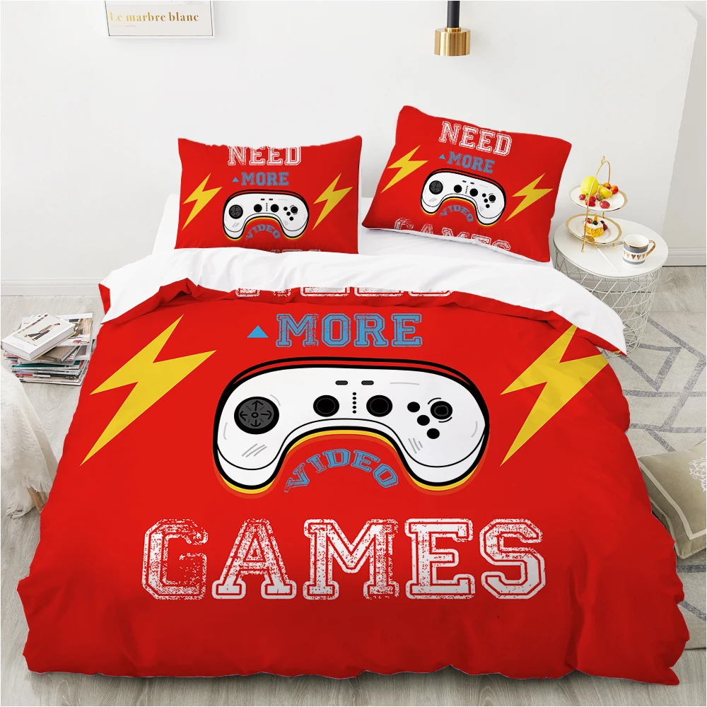 

bedding set Duvet cover 220x240 bed linen 2 sp For home gamer Game console 3d bedclothes Queen King Single Full Double Size