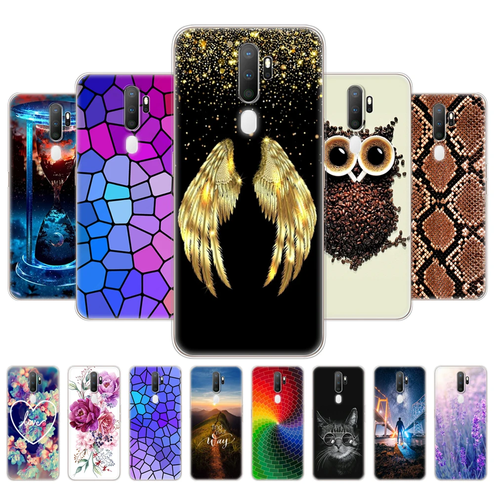 For Oppo A9 A5 2020 Case Back Phone Cover For OPPOA9 OPPOA5 A 9 A 5 Silicon Soft TPU Protective Fundas 6.5