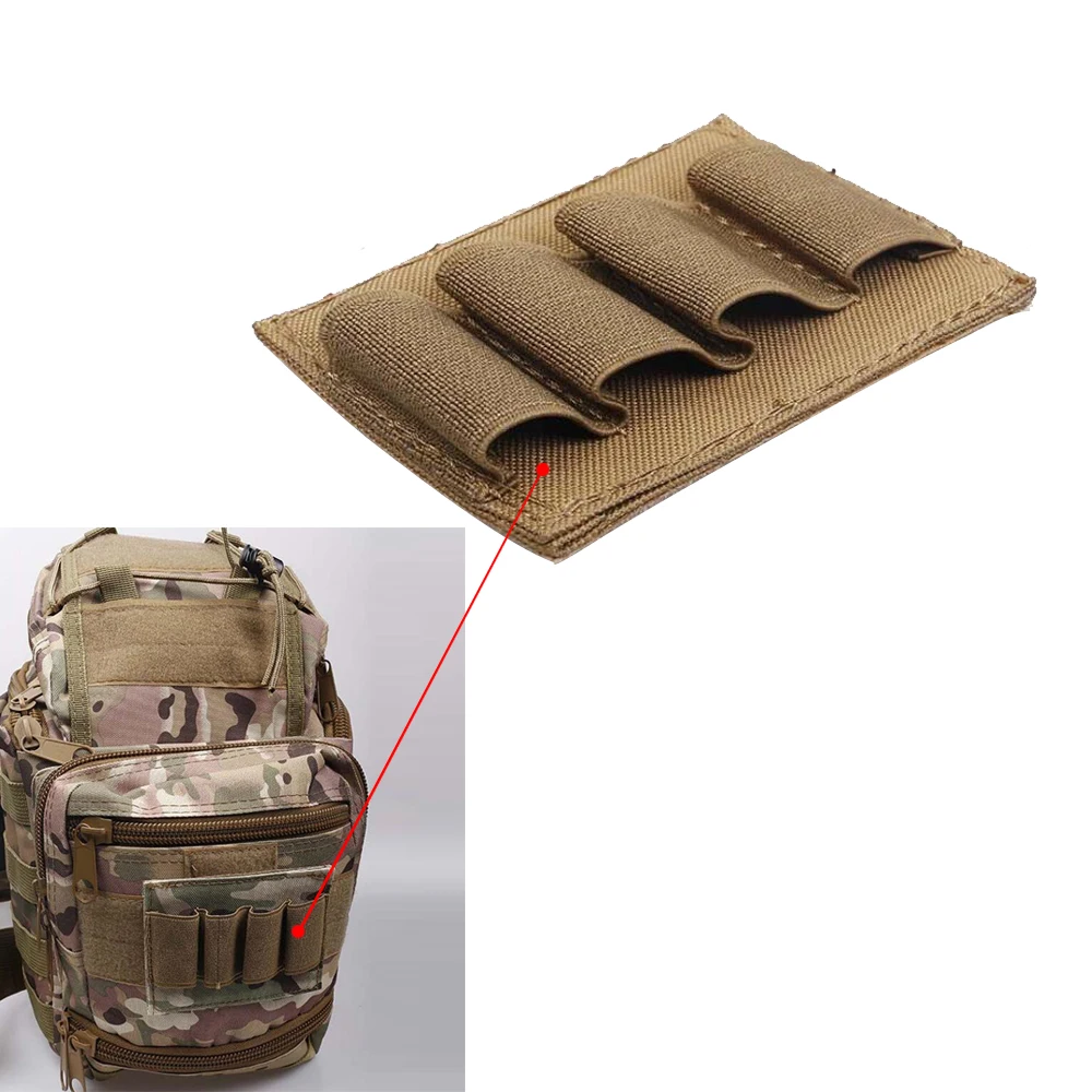 

5 Colors 12 Gauge Bullet Pouch Hunting Shotgun 4 Shell Gear Airsoft Accesorios Tactical Ammo Magazine Holder Paintball Equipment