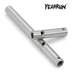 YEAHRUN Stainless Steel Rear Axle Sleeve Anti Slip Enhanced Bushing Weight Rod for Axial Wraith 90018 RR10 Yeti 1/10 RC Car Part