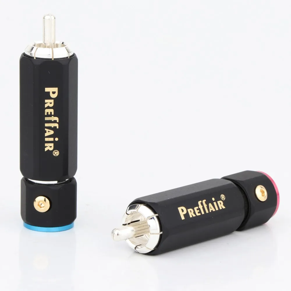 Preffair R1719 Hi-Fi Audio посеребренный соединительный кабель RCA Удлинитель разъемов RCA