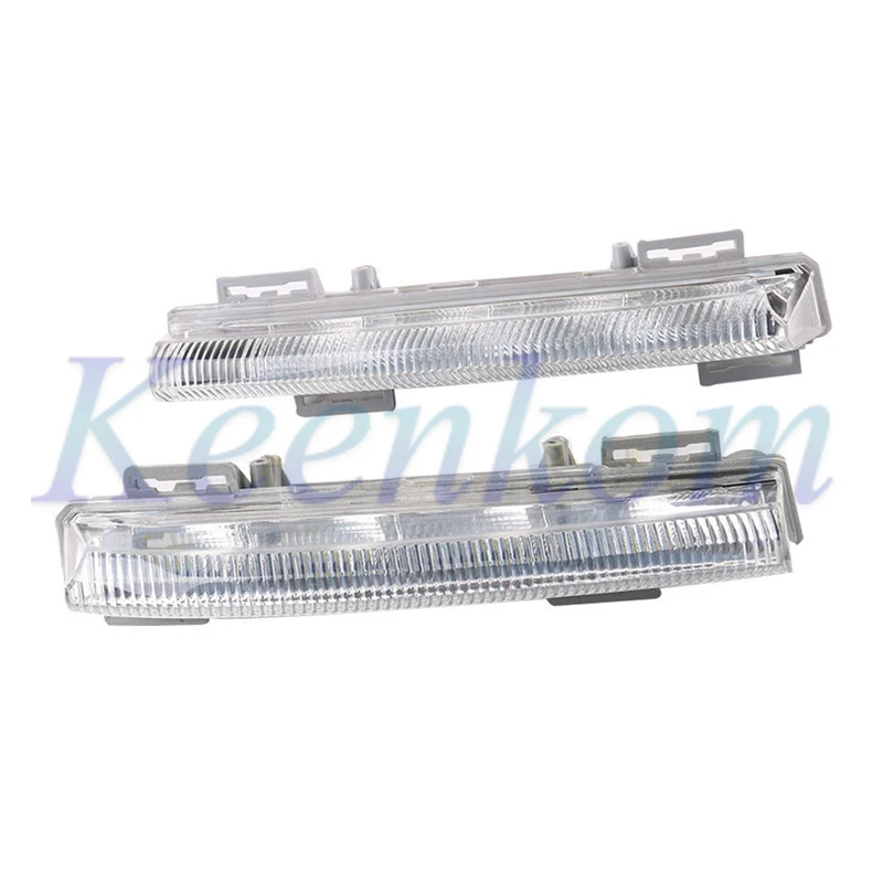 2049068900 2049069000 Front Pair Left Right LED DRL Daytime Running Lamp Fog Light For Mercedes-Benz W204 S204 C350 W212 R172