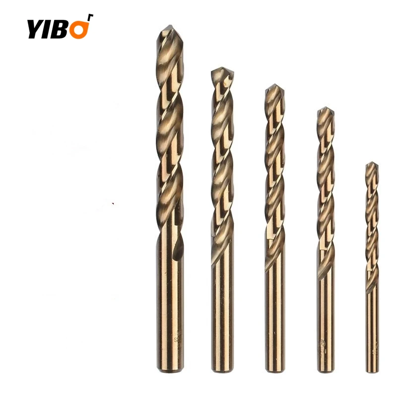 Foret hélicoïdal en acier à haute vitesse M35, en Cobalt, informer le foret hélicoïdal en acier inoxydable, ensemble d'outils de forage pour le métal, pièces 10 pièces 1-10mm