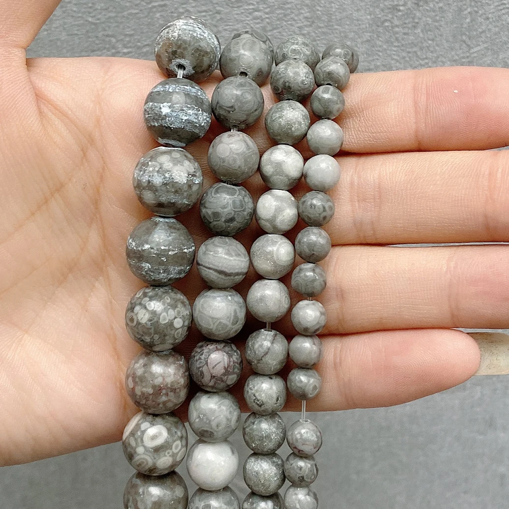 Hot Sale Natural Stone Maifan Stone 4/6/8/10/12MM Selectable Natural Stone Beads For Jewelry Making Bulk  38CM/Strand