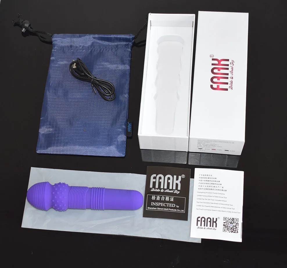 FAAK Silicone Magic AV Wand Body Massager Sex Toy Female Masturbator 7 speed Powerful clit Vibrators for Women Man Sex Products