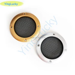 2pcs 2 inch Silver Speaker Protective Grille circle With protective black iron mesh DIY decorative diy arcade cabinet