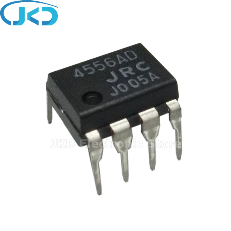 5 pz 4556AD NJM4556AD JRC4556AD DIP-8 IC nuovo e originale