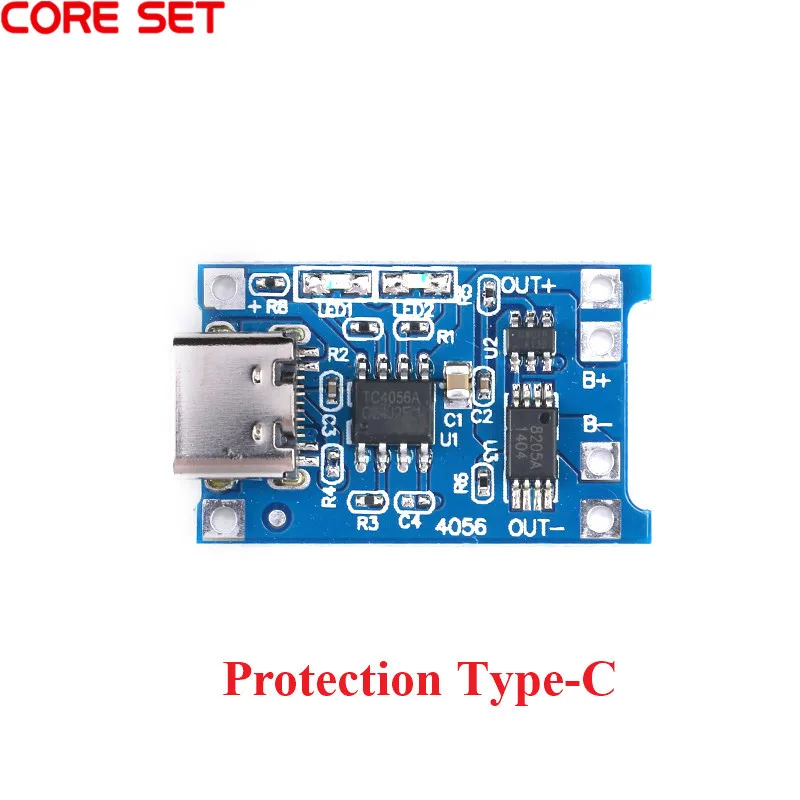 5V 1A USB Micro USB Type C 18650 Lithium Battery Charging Board Solar Charger Controller 18650 Module Protection Solar Control