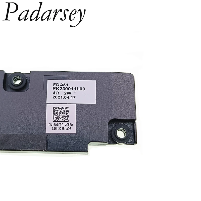 Padarsey novo original à direita/esquerda um par alto-falante de áudio 001fpf 01fpf substituição para dell alienware m15 r3 r4