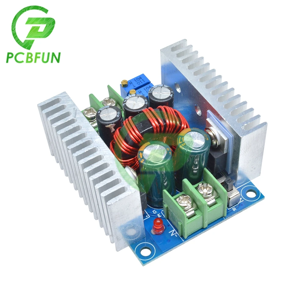 DC 6-40V Power Voltage Board Protection contre les courts-circuits DC-DC 300W 20A Courant Constant Réglable Step Down Tech Buck Converter