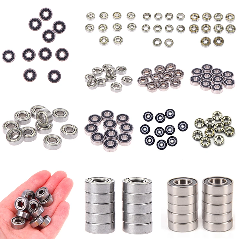 10pcs/lot High quality Mini Bearings 605RS 605ZZ 606ZZ 624ZZ 625ZZ 688ZZ 696ZZ 688-2RS 3D Printer Parts Miniature Bearing