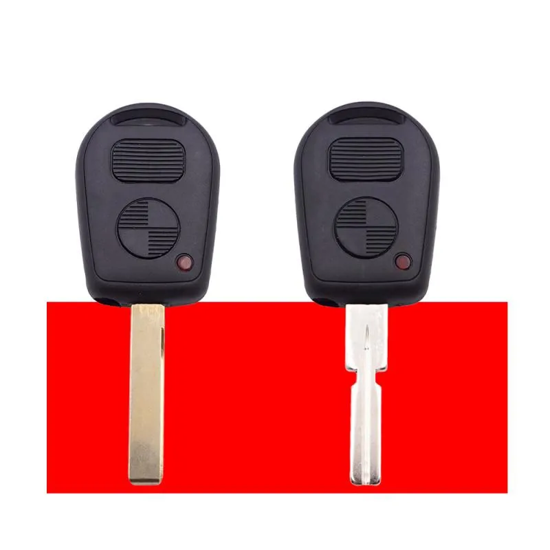 Carcasa de llave remota para coche, repuesto de 2/3 botones para BMW E31 E36 E34 E32 E38 E39 E46 Z3 Z4 con HU58/HU92 Blade, accesorios de coche