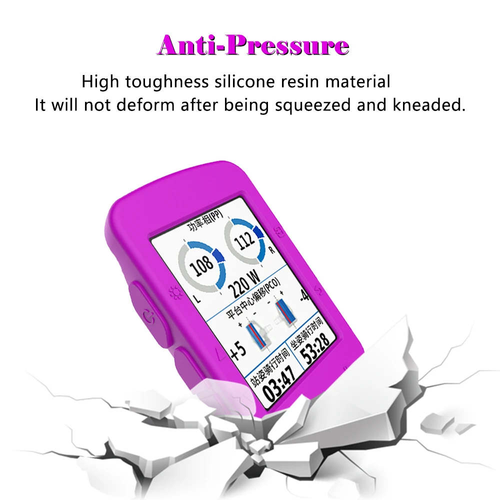 Silicone Protector Case For Garmin Edge 520 / 520 Plus Bicycle Computer Cycling Protective Cover Bumper Anti-collision Shell