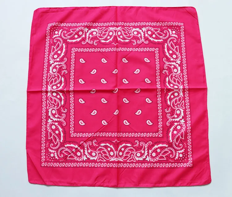 Hot 55CM bandana paisley w szalik sportowy z poliestrowym pałąkiem na głowę dla chłopca/dziewczynki