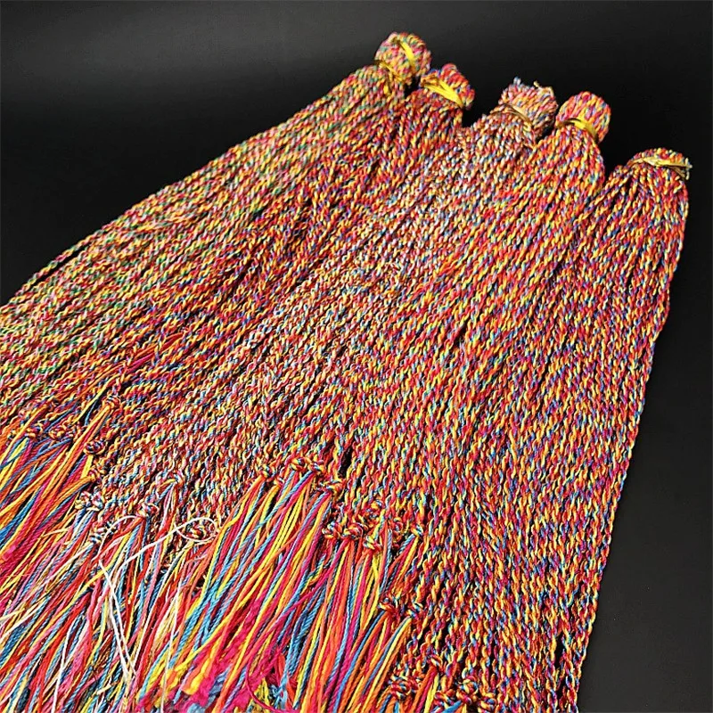 100pcs New colorful rope bracelet wholesale five-color thread knot hand-woven hand rope gift bracelet color rope