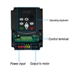 스핀들 VFD 가변 주파수 드라이브 인버터, 110V-220V AC 드라이브 주파수 변환기, 1 상 110V 입력, 3 상 220V 출력 3