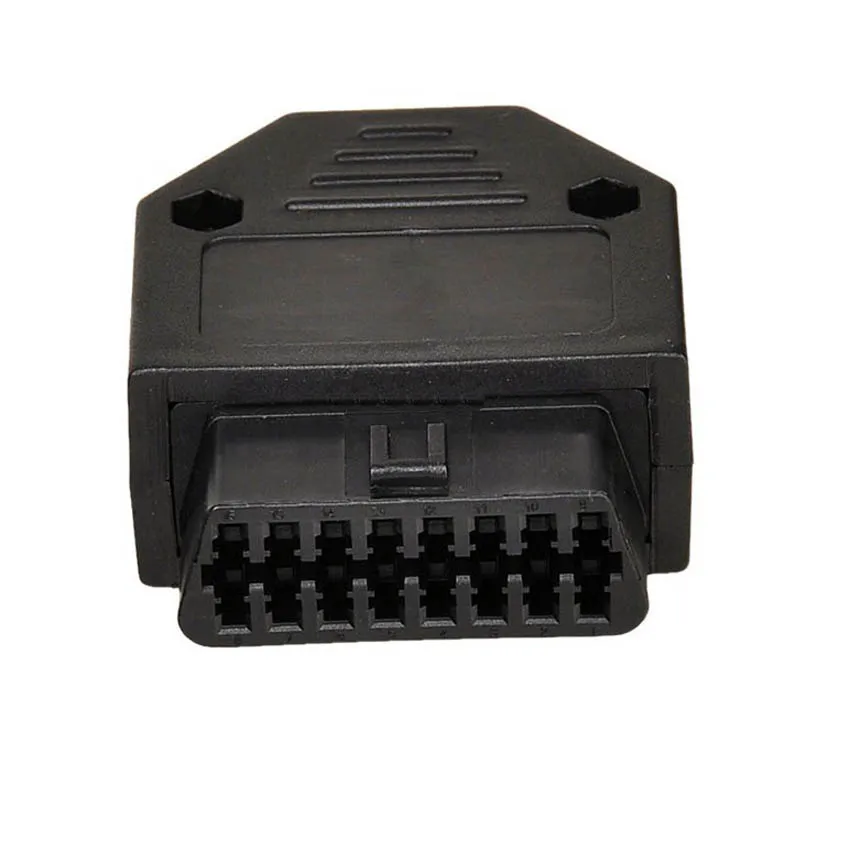 Universal J1962F OBD2 16 Pin Female Connector Car Diagnostic Plug OBD 16pin Female Connector Plug + Shell + Terminal + Screw