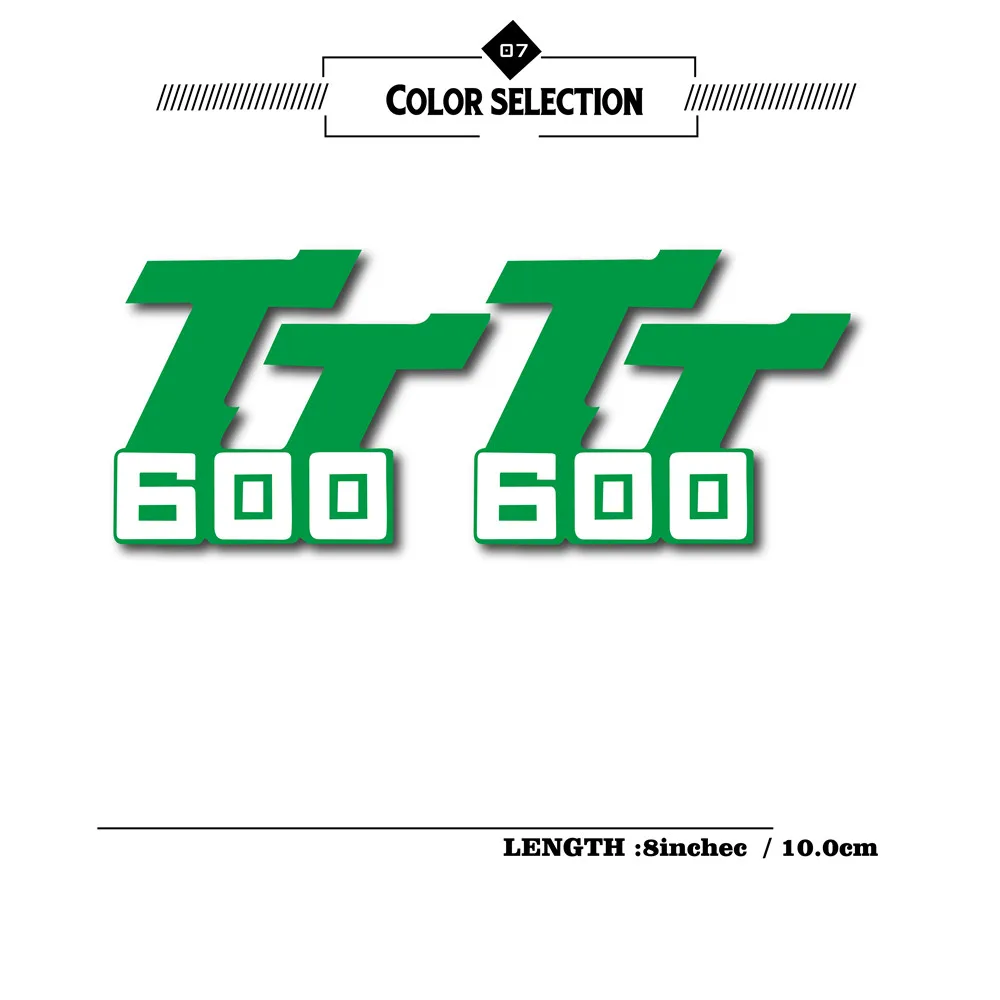 オートバイの燃料タンク用の防水反射ステッカー,スクーター用のクリエイティブなラベル,ヤマハ用のロゴ付き,600,新品