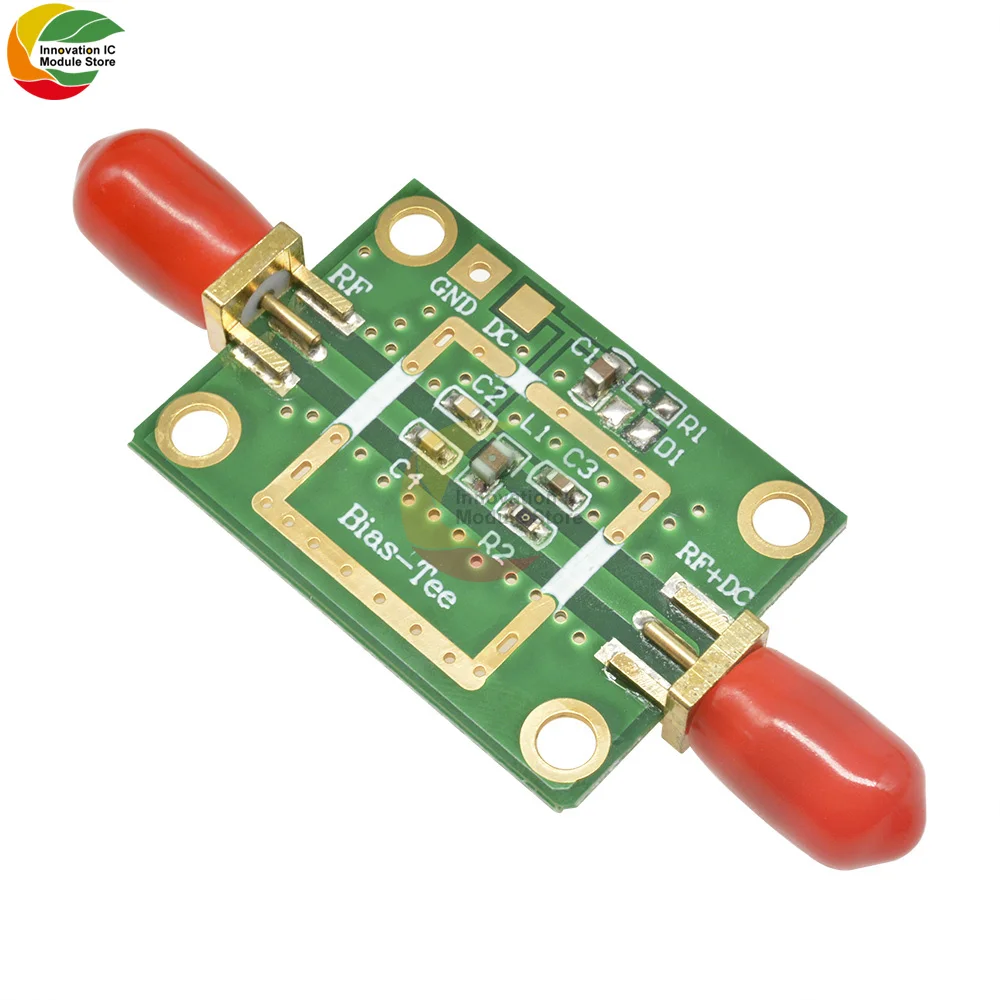 Bias Tee 10MHz-6GHz RF DC Blocker Low Noise Amplifier Broadband Frequency Amplifier Module for HAM Radio RTL SDR LNA Low Noise