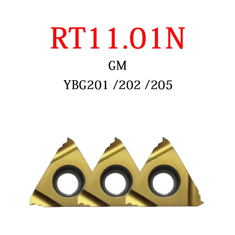 

RT11.01N 0.75GM 1.00GM 1.25GM 1.50GM 1.75GM 2.00GM YBG201 YBG202 YBG205 Threading Carbide Inserts 11IR CNC Lathe Machine Cutter