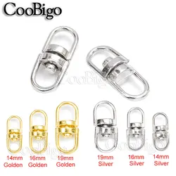 20pcs Metal Swivel Hook Lobster Clasp Keychain Keyring Connectors Key Holder Lanyard Paracord Handbag DIY Jewelry Accessories