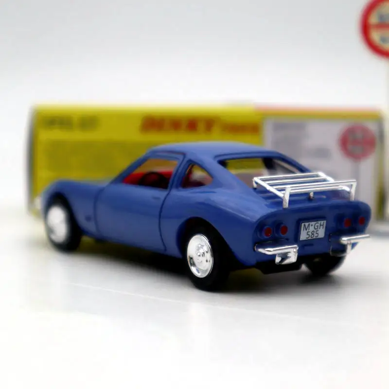 Atlas-Dinky Toys 1421 Opel GT 1900, modelos de coche fundido a presión, colección de regalos, 1:43